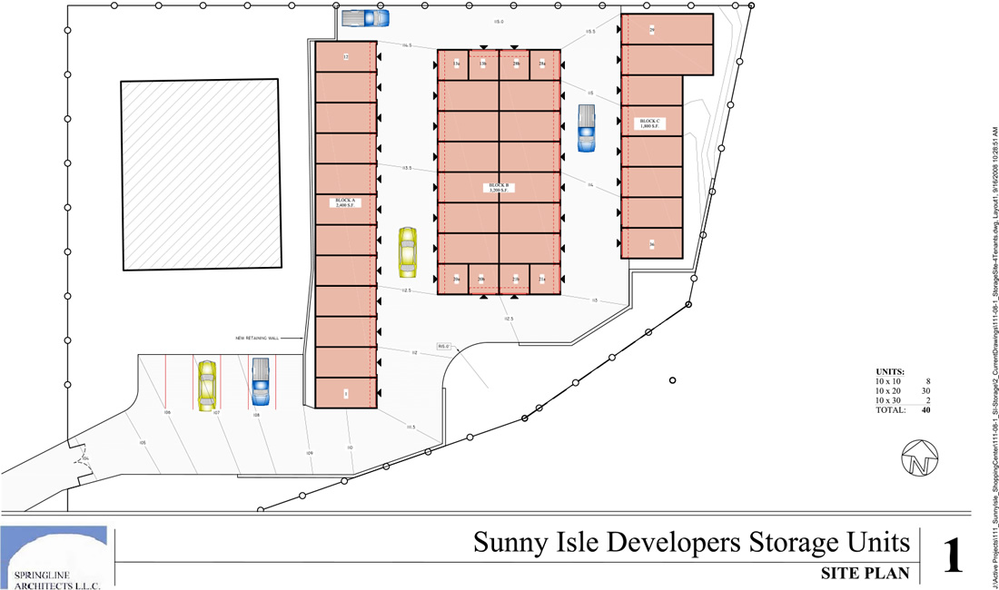 self storage site map